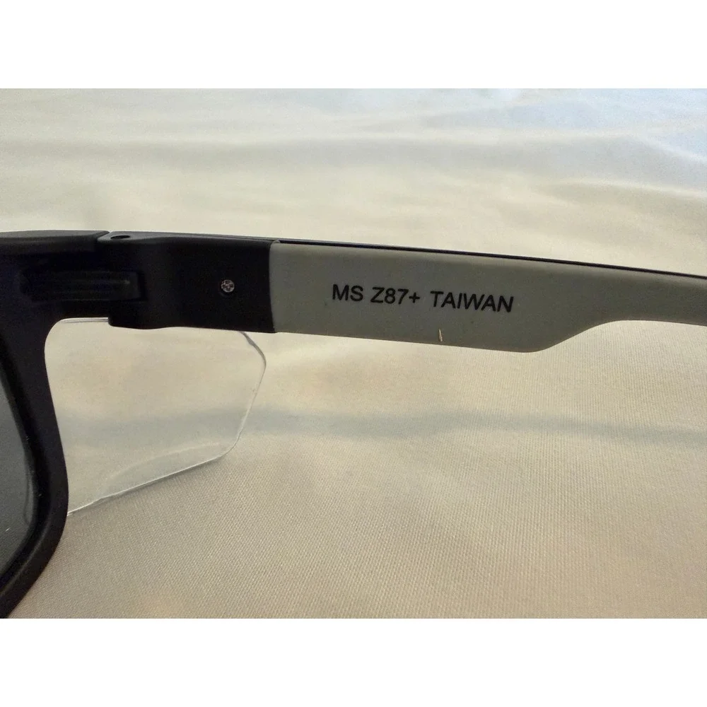 Magid MS Z87+ Safety Glasses Matte Black Wayfarer Style with Side Shields